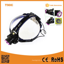 T90c 400 Lumen Xml de alta potencia Zoom Xml T6 LED faro